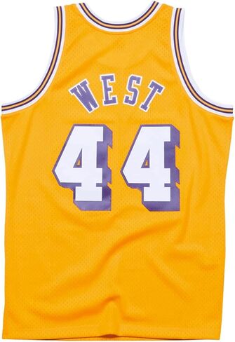 Mitchell & Ness Men NBA Swingman Jersy Lakers 84-85 James Worthy (Light Gold) in Saudi Arabia