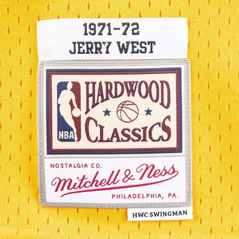 Mitchell & Ness Men NBA Swingman Jersy Lakers 84-85 James Worthy (Light Gold) in Saudi Arabia