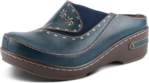 Spring Step L'Artiste Women's Chino Leather Loafer Blue EU 38 / US 7.5-8 in Saudi Arabia