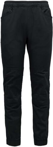 BLACK DIAMOND Men’s Notion Pants | Stretch Organic Cotton | Reinforced Knees | Comfortable Rock Climbing & Everyday Performance Pants | Black | Medium in Saudi Arabia