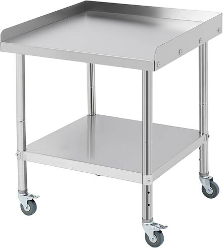 Equipment Grill Stand Table 36x30x30 Inch Stainless Steel NSF Certified 400 Lbs Capacity with Adjustable Legs, 2" Edge Baffle, for Hotel, Home, Commercial Restaurant Kitchen in Saudi Arabia