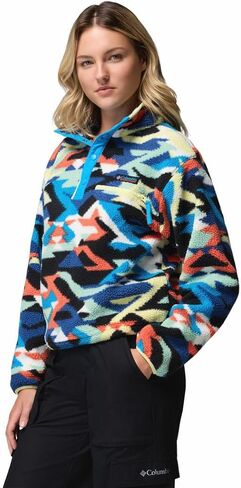 Columbia womens Helvetia™ Ii Printed Cropped Half Snap in Saudi Arabia