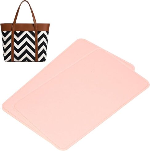 MECCANIXITY 2pcs Felt Base Shaper, 10.8 x 4.3 Inch Purse Base Shaper Tote Bottom Insert Purse Pads for The Bottom of Handbags Tote Bags Handbags Backpack, Beige in Saudi Arabia