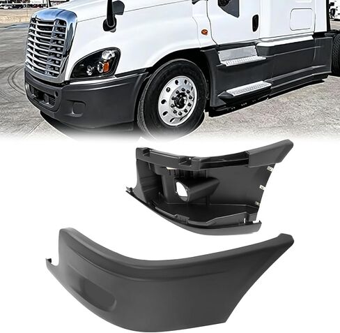 طقم تعزيز غطاء نهاية المصد الأمامي من PENSUN مناسب لـ Freightliner Cascadia 2008-2017 غطاء ممتص الصدمات نهاية الزاوية تمديد دعم التثبيت الداخلي بدون فتحات ضوء الضباب (الجانب الأيسر للسائق) in Saudi Arabia