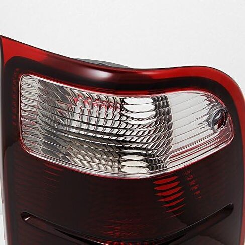 AKKON - For 01-05 Ford Ranger Pickup Truck Red Clear Lens Rear Tail Light Brake Lamps Replacement Left + Right Pair in Saudi Arabia