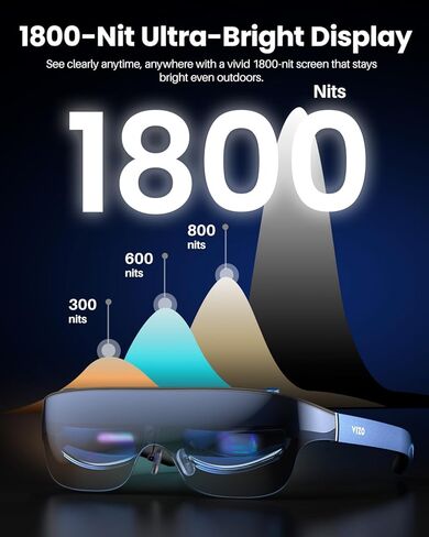 TOZO VIZO Smart Video Glasses Polarized for Men Women UV400 Protection, Ultra Lightweight Sunglasses Metal Frame Rectangle for Driving Fishing Daily Use in Saudi Arabia