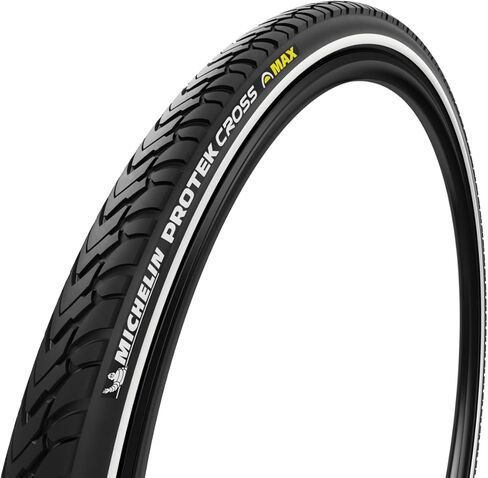 Michelin Protek Cross Max 700x47c Clincher Wire Tire – Durable, Puncture Protection, Deep Tread, Reflective Sidewall, E-Bike Ready, Black in Saudi Arabia