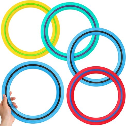 12 Pack Flying Disc 11 Inch Flying Ring Bulk for Backyard Beach Outdoor Soft Sport Discs for Beach Pool Backyard Camping Activities Sport Playing Toss Game Gift in Saudi Arabia