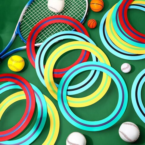12 Pack Flying Disc 11 Inch Flying Ring Bulk for Backyard Beach Outdoor Soft Sport Discs for Beach Pool Backyard Camping Activities Sport Playing Toss Game Gift in Saudi Arabia