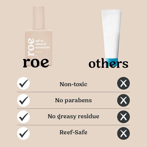 Roe Wellness- Baby Mineral Sunscreen SPF 30 | Non-Greasy, Reef Safe, Paraben-Free in Saudi Arabia