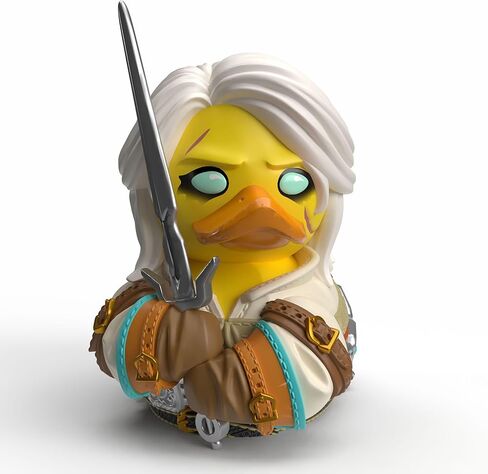 الإصدار الأول من TUBBZ: شخصية The Witcher - شخصية Geralt of Rivia التنكرية من الفينيل على شكل بطة مطاطية - مجموعة رسمية لمحبي The Witcher in Saudi Arabia
