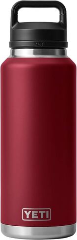 YETI Rambler 46 oz Bottle, Leakproof, Vacuum Insulated, Stainless Steel with Chug Cap, Harvest Red in Saudi Arabia