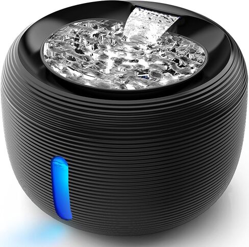 Kastty Cat Water Fountain:3.5L Cat Fountain for Drinking-White Pet Water Fountain for Cats Indoor-Quiet Cat Water Dispenser with Visual Water Level - Pets Watering Supplies for Small Animals FS77 in Saudi Arabia