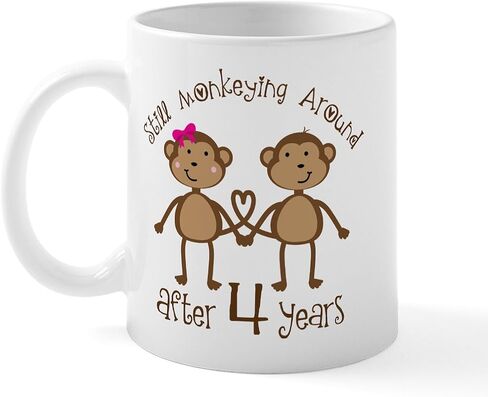 CafePress See No Evil Sock Monkeys أكواب 11 أونصة (325 مل) كوب قهوة من السيراميك in Saudi Arabia