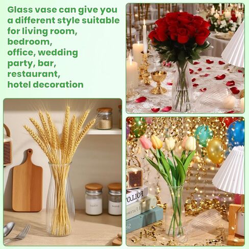 20Pcs Plastic Bud Vases Small Plastic Vases in Bulk, Clear Container for Flowers Height Shatterproof Bud Vase Wedding Centerpieces for Home Decor Living Room Office Decoration, Housewarming Party Gift in Saudi Arabia