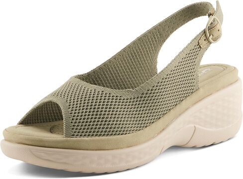 صندل MAYBERRY نسائي من Flexus بكعب عريض in Kuwait