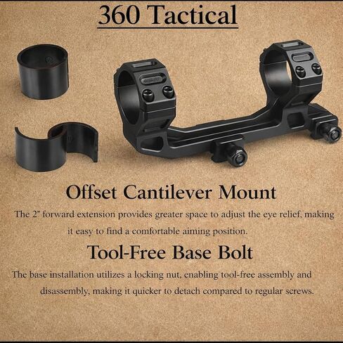 GOTICAL 1.2-6 x20 Scope Tactical Optic Cross Sight Rifle Scope | 1-6x24 SFP LPVO Scope with Rings in Saudi Arabia