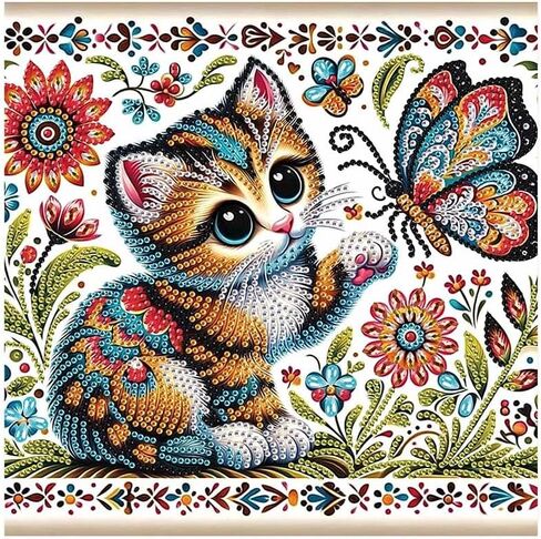 5D DIY Diamond Painting Kits, Pearl Flowers Special Diamond DIY Art Kits for Adults for Home Decoration and Gift Selection in Saudi Arabia