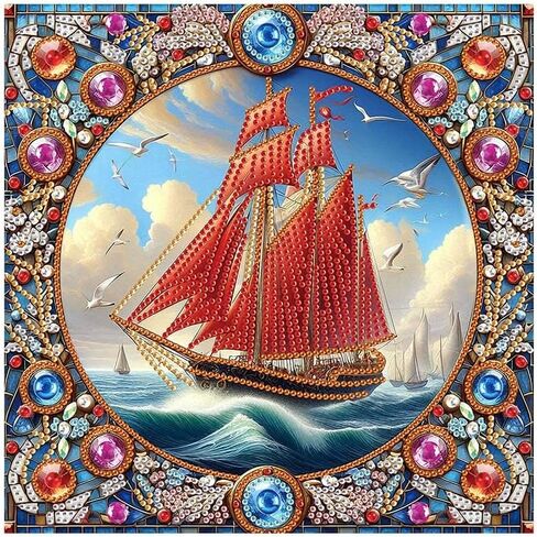 5D DIY Diamond Painting Kits, Pearl Flowers Special Diamond DIY Art Kits for Adults for Home Decoration and Gift Selection in Saudi Arabia