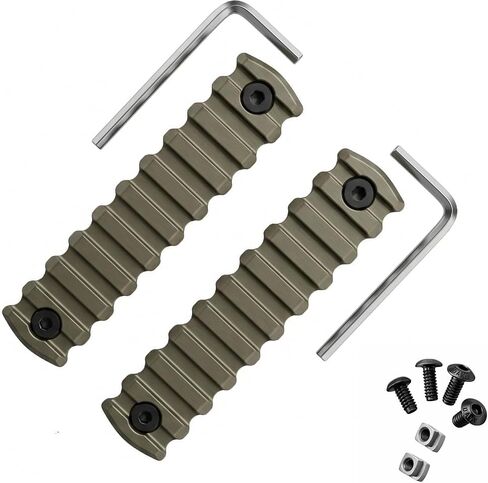 Gotical 13 Slots MLOK Picatinny Rail Section for M-Lok Handguard Flat Dark Earth Fit for 21mm Picatinny/Weaver Rails in Saudi Arabia