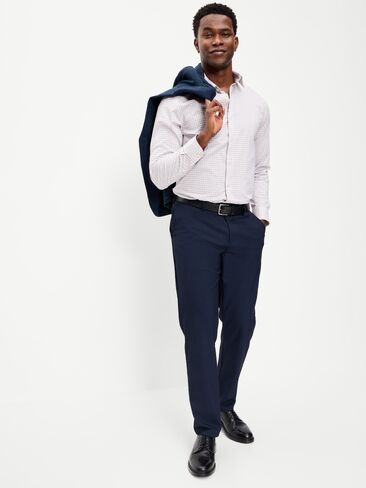 قميص Old Navy Slim Fit Pro Signature Performance - قماش قطني أرجواني in Saudi Arabia