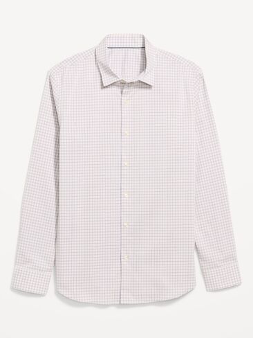 قميص Old Navy Slim Fit Pro Signature Performance - قماش قطني أرجواني in Saudi Arabia
