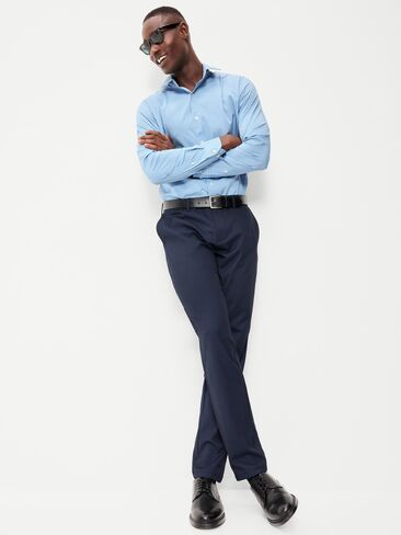 قميص Old Navy ذو قصة ضيقة Pro Signature Performance - قماش قطني داكن in Saudi Arabia