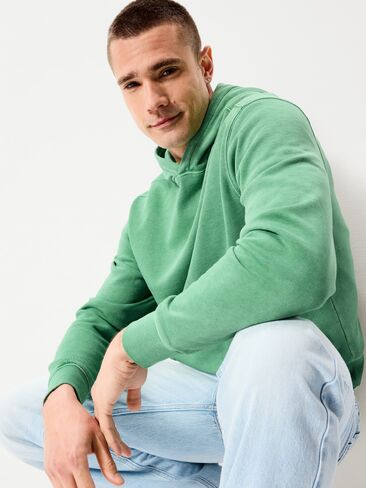 Old Navy Washed Rotation Hoodie - Herbal Green in Saudi Arabia