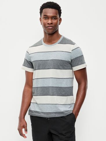 Old Navy Crew-Neck Striped T-Shirt - DARK GREY STRIPE in Saudi Arabia