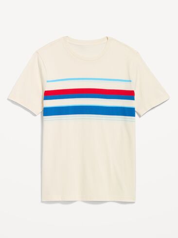 Old Navy Crew-Neck Striped T-Shirt - Americana in Saudi Arabia