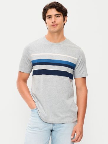 تي شيرت مخطط برقبة دائرية من Old Navy - Skater in Saudi Arabia