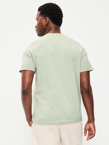 Old Navy V-Neck T-Shirt - FADED SEAGRASS in Saudi Arabia