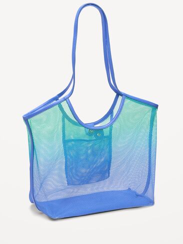 Old Navy Mesh Tote Bag - Blue Ombre in Saudi Arabia