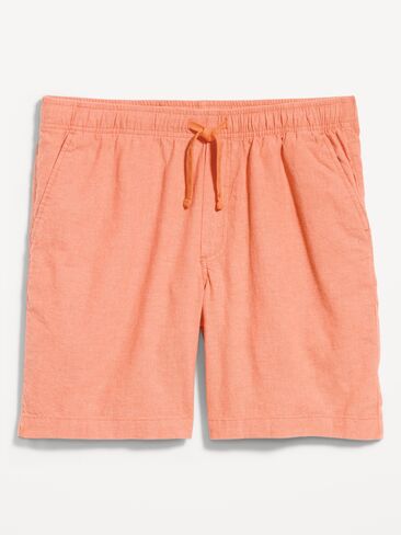 Old Navy Linen-Blend Jogger Shorts -- 7-inch inseam - Loquat in Saudi Arabia