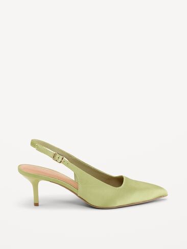 Old Navy The Occasion by Old Navy Slingback Heels for Women - Light Avocado in Saudi Arabia