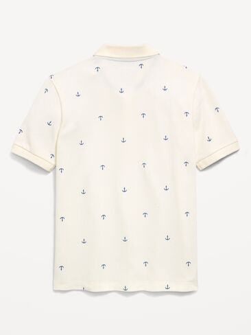 قميص بولو بيكيه مطبوع بأكمام قصيرة للأولاد من Old Navy - Navy Anchor in Saudi Arabia