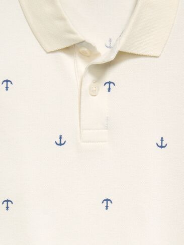 قميص بولو بيكيه مطبوع بأكمام قصيرة للأولاد من Old Navy - Navy Anchor in Saudi Arabia