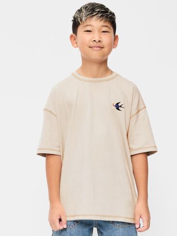 Old Navy Oversized Short-Sleeve Graphic T-Shirt for Boys - A Shore Thing in Saudi Arabia