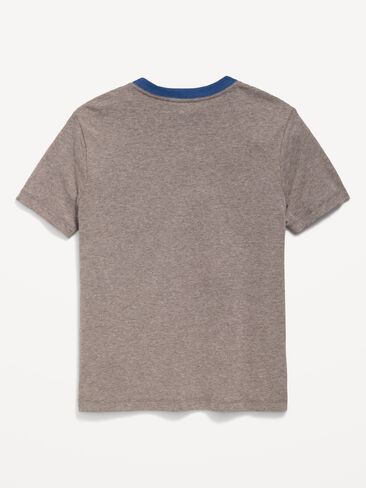 تيشيرت جرافيك بأكمام قصيرة للاولاد من Old Navy Softest - رمادي in Saudi Arabia