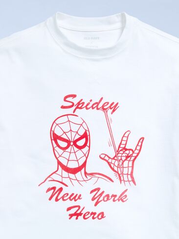 تي شيرت برسومات كبيرة الحجم للأولاد من Old Navy x Marvel Spider-Man - زنابق بيضاء in Saudi Arabia