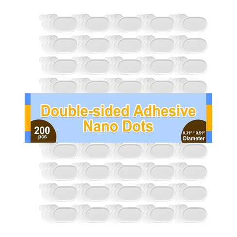 300Pcs Double Sided Adhesive Sticky Dots, Glue Clear Dots, Removable Mounting Putty Stick Tack Poster Putty, Adhesive Dots for Acoustic Soundproofing Foam Panels, Wall Hanging, Decoration in Saudi Arabia
