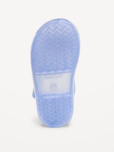 Old Navy Jelly T-Strap Sandals for Toddler Girls - Shell in Saudi Arabia