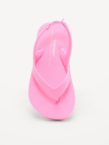 Old Navy Flip-Flop Sandals for Toddler Girls (Partially Plant-Based) - Hydrangea Pink in Saudi Arabia