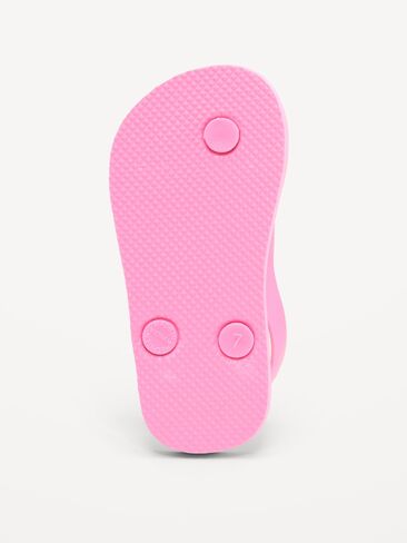 Old Navy Flip-Flop Sandals for Toddler Girls (Partially Plant-Based) - Hydrangea Pink in Saudi Arabia
