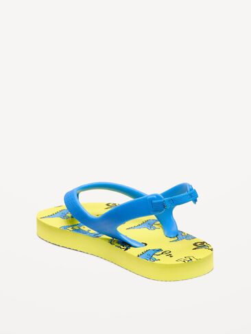 Old Navy Unisex Flip-Flop Sandals for Toddler (Partially Plant-Based) - Dino in Saudi Arabia