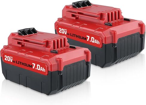 VANTTECH 2Pack 20V MAX 7.0Ah PCC685L بديل لكابل بورتر 20 فولت بطارية ليثيوم PCC680L PCC685LP PCC682L PCC681L PCC680LP PCC640 PCC600 PCCK602L2 متوافق مع أدوات لاسلكية لكابل بورتر 20 فولت in Kuwait