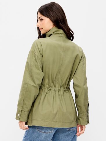 Old Navy Cinched-Waist Utility Jacket - Dried Grasses in Saudi Arabia
