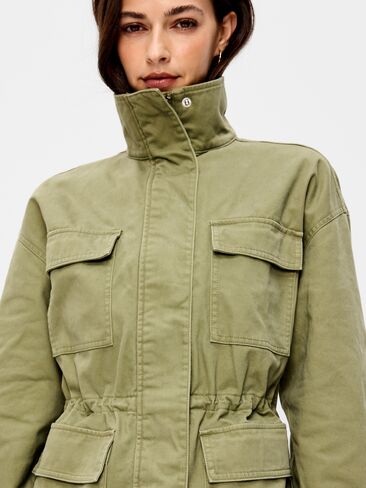 Old Navy Cinched-Waist Utility Jacket - Dried Grasses in Saudi Arabia