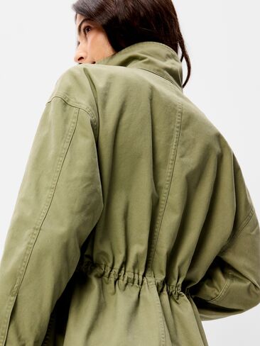 Old Navy Cinched-Waist Utility Jacket - Dried Grasses in Saudi Arabia