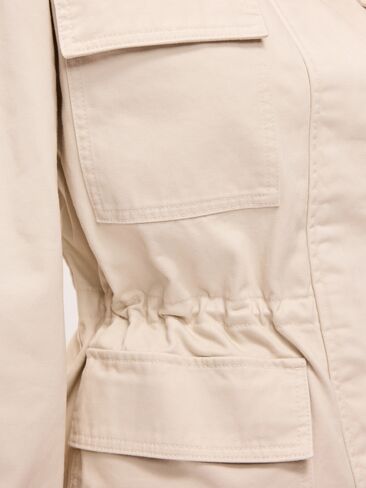 Old Navy Cinched-Waist Utility Jacket - Wish Bone in Saudi Arabia